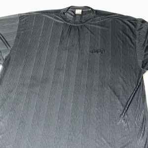 Vintage Southpole Shirt‎ Men's 3XL Black Striped See Through Sheer Polyester Y2K